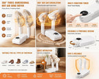 Smart Electric Shoe Dryer & Deodorizer | Fast Drying UV Sterilization Boot Warmer with Digital Temperature Control